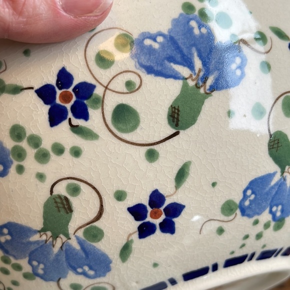 Polish Pottery Serving Bowl - Picture 5 of 6